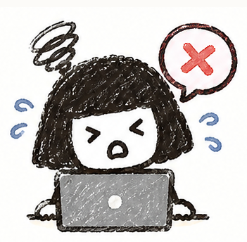 당황한 표정의 철근아주미
